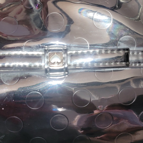 Kate Spade Shiny Silver Tote Bag - Picture 2 of 6